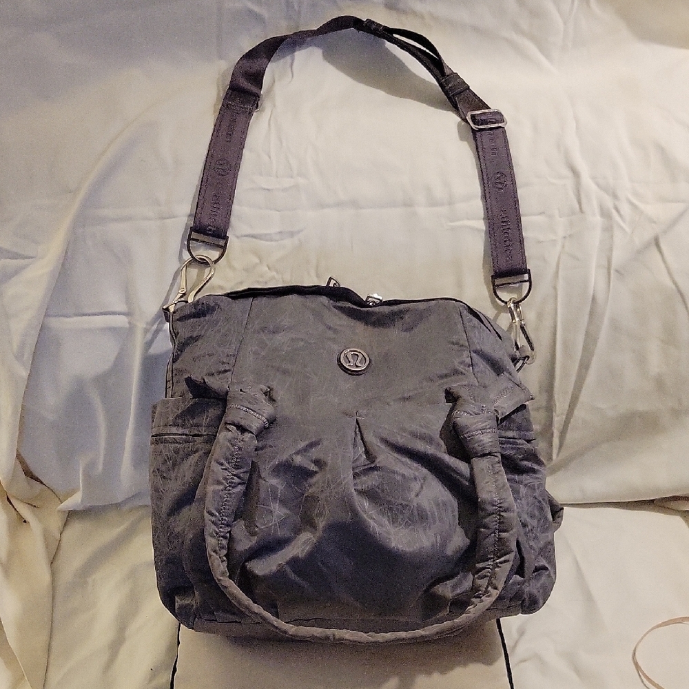 Lululemon Gray Totebag. Yoga, Exersize, Travel, Gym, Vacation
